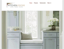 Tablet Screenshot of kitchenvisions.com